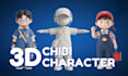 create 3d model custom chibi character