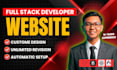 turn your ideas into a scalable web application as a full stack developer