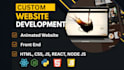 build a professional modern animated website