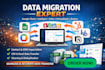 do data migration google sheet hubspot zoho contact importation honeybook notion
