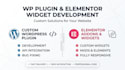 develop a custom wordpress plugin or elementor widget
