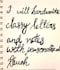 handwrite notes and letters
