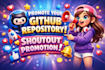 promote your github repository , shoutout promotion
