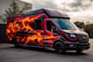 creative custom car wrap, van wrap, truck wrap,