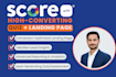 create high converting scoreapp quiz, scorecard, landing page and report