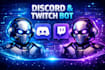 develop a custom discord or twitch bot for automation and moderation