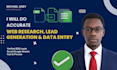 do accurate web research, lead generation and data entry