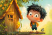do children book illustrations, comic and artwork