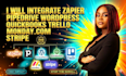 integrate zapier pipedrive wordpress quickbooks trello mondaycom stripe