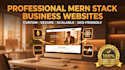 build a modern mern stack business website with react node and mongodb