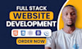 custom website development, full stack web developer, frontend backend dev