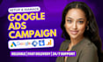 setup high performance google ads campaign