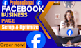 setup and optimize your facebook business page professionally