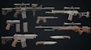 create realistic 3d gun model and weapon assets for games and animation