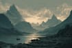 digitally paint fantasy landscape