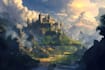 design stunning fantasy landscape