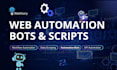 build web automation bots, scripts, scraping bots, workflow automation tools