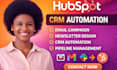 setup hubspot CRM cms workflow hubspot form email design marketing integration
