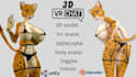 do vrchat avatar commission nsfw avatar vr character 3d model avatar rigging