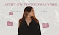 create authentic testimonial videos