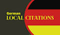 do german local domain authority citations for SEO
