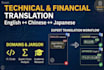translate technical, IT, financial, academic documents