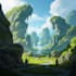 create fantasy environment concept art