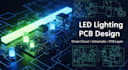 design custom led lighting pcb, driver circuit, schematic and layout