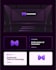 design a modern tech logo and branding identity