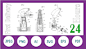 draw 2d products patent drawing and technical drawing