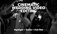 help videographers create cinematic wedding films using professional editing