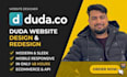 build a responsive duda website design and landing page