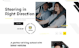 design a wordpress driving school website with booking system