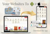 convert website to android app and ios app using webview