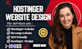 create a modern hostinger website design hostinger business website redesign