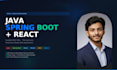 build a scalable java spring boot rest API with react frontend