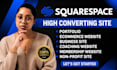 build squarespace website design squarespace website redesign squarespace expert