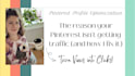 optimize your pinterest profile for SEO and traffic growth