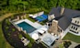 design 3d backyard front yard, landscape design, pool, patio 3d realistc