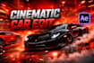 create cinematic car edit with insane sound effects and vfx