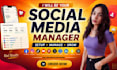 setup, optimize and manage 6 major social media accounts