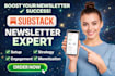 setup, design and manage your substack newsletter