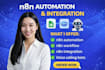 install and automate workflows with ai, API,  webhooks using n8n, n8n ai agent