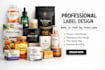 do supplement and cbd bottle label design, box, packaging and pouch label design