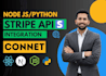 do stripe integration, stripe connect, stripe payment, charge web or mobile app