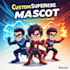 create premium superhero cartoon mascot character