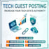 do tech guest posting on high da sites