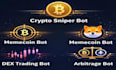 develop crypto sniper bot, memecoin bot, dex trading bot and arbitrage bot