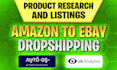 be your ebay dropshipping expert on profit share base USA UK