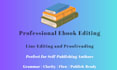 line edit and proofread your ebook for amazon KDP publishing